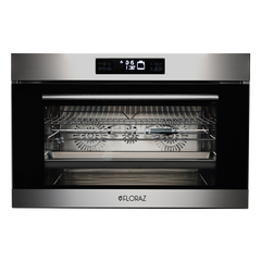 FZB04-E113F-912PROX Flora 90 Cm Electric Oven, Steel, 4 Fans