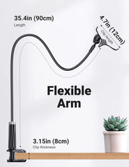 UGREEN 80906, 30488 GOOSENECK CLIP PHONE HOLDER FLEXIBLE LAZY LONG ARM STAND