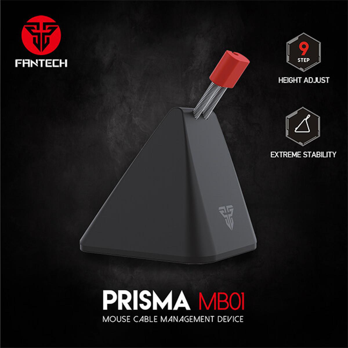Fantech PRISMA MB01 Mouse Bungee-Drag-Free Cord Control, Cable Management Solution For Gaming Mouse (Black) | PRISMA MB01 | - CompuMe