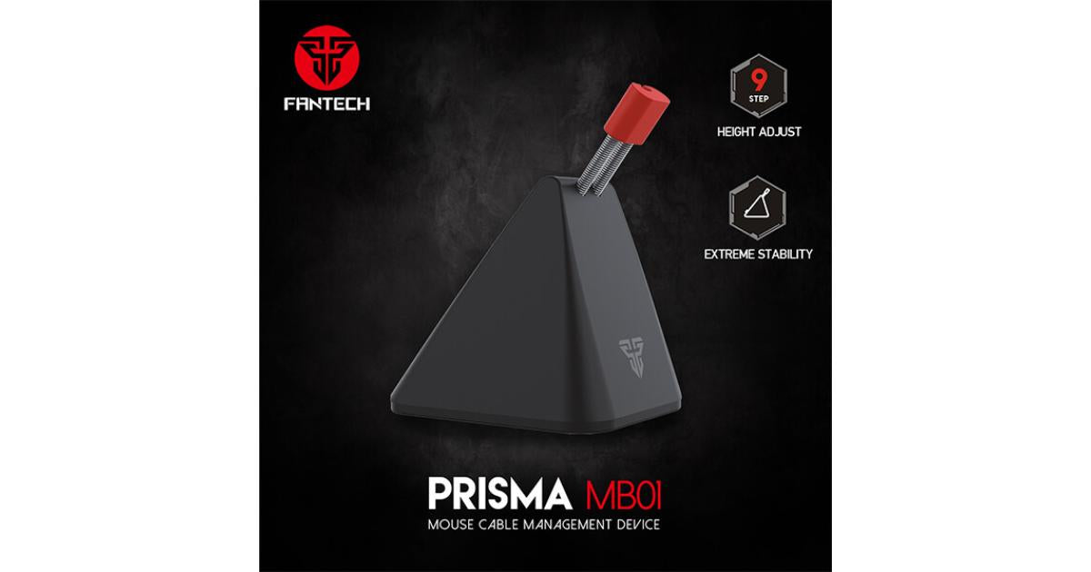 Fantech PRISMA MB01 Mouse Bungee-Drag-Free Cord Control, Cable Management Solution For Gaming Mouse (Black)