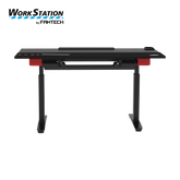 FANTECH DW314 WORK STATION DUAL-MOTOR ADJUSTABLE RISING DESK-ZURICH - BLACK