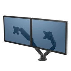 Fellowes Platinum Series Adjustable Dual Monitor Arm - Black