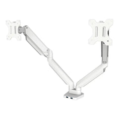 Fellowes Platinum Series Adjustable Dual Monitor Arm - White