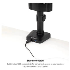Fellowes Platinum Series Adjustable Triple Monitor Arm