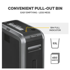 Fellowes Powershred 125Ci Shredder, Cross Cut, Shreds 20 sheets