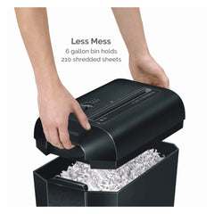 Fellowes Powershred LX65 Shredder, Cross Cut, Shreds 10 sheets