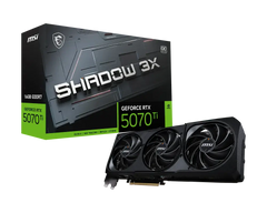 Msi Geforce Rtx 5070 Ti Shadow 3x Oc 16gb Gddr7 Graphics Card