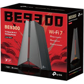Tp-link Archer GE550 WIFI 7 BE9300 Tri-Band Gaming Router, Wi-Fi Speeds Up to 11 Gbps, Game Acceleration, Multi-Link Operation, 5G WAN/LAN Ports, and TP-Link HomeShield for Lag-Free
