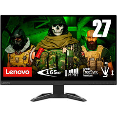 Lenovo G27 30 27" Gaming Monitor Full Hd 1ms 165hz 99% Srgb 90% Dci P3 Freesync™ Premium W/ Height Adjust Stand & Speaker 2xhmdi 1x Dp