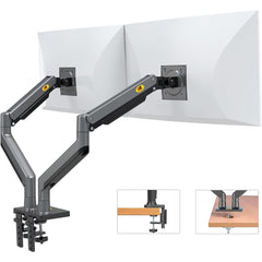 NB North Bayou G35 22"-32" Dual Monitor Stand Gas-Spring Heavy Duty Desk Mount Bracket
