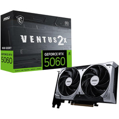 MSI GeForce RTX 5060 VENTUS 2X OC 8GB GDDR7 - Graphics Card | G5060-8V2C |