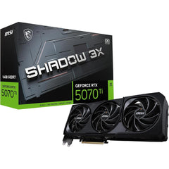 MSI GeForce RTX 5070 Ti SHADOW 3X OC 16GB GDDR7- Graphics Card | G507T-16S3C |