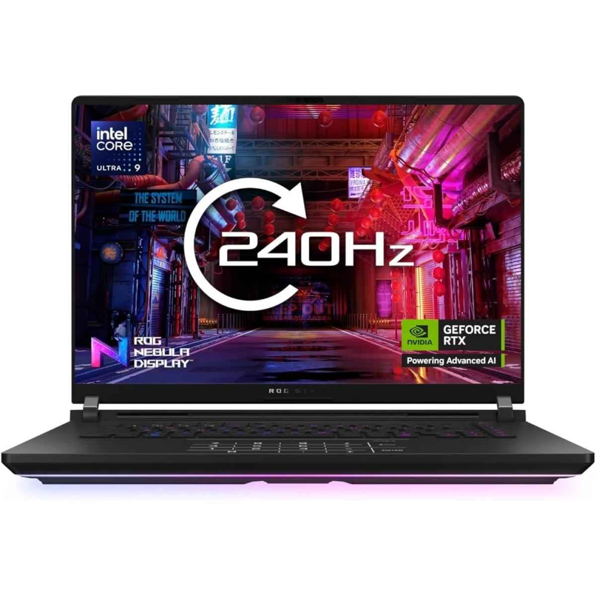 ASUS ROG Strix SCAR G16 (2025) 16" 2.5K 240Hz Mini LED, Intel Core Ultra 9 2nd Gen Processor 275HX, Nvidia RTX 5080 16GB GDDR7, 32GB DDR5 RAM, 1TB M.2 PCIe 4.0 NVMe, Window 11 Home - Off Black Gaming Laptop w/ ROG backpack + ROG Gladius III Mouse | G