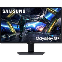 Samsung 27” Odyssey G7 Smart G70d Series Uhd 4k Ips 144hz 1ms Hdr10 Hdmi 2.1 G Sync & Freesync W/ Ajdustable Stand & Speakers - CompuMe