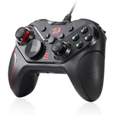 Redragon G710 Wired Gaming Controller Dual Vibration Motors, Rapid Trigger, Ergonomic Design, 4 Programmable Keys, Customizable Macros, Adjustable Joystick Heights Work For Pc & Android & Ns Black - CompuMe