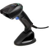 Datalogic Gryphon GD4520 Handheld Barcode Scanner, with Stand, 1D & 2D & OCR Scanner Capabilities, 650 nm Wavelength, 1280 x 800 pixels Sensor Resolution, Wired Connectivity, Black
