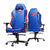 CYBEART | Superman Classic - Chaise de gaming/bureau série APEX | Lombaire 4D, accoudoir 4D, similicuir Endura, oreiller AeroMag, inclinable et inclinable