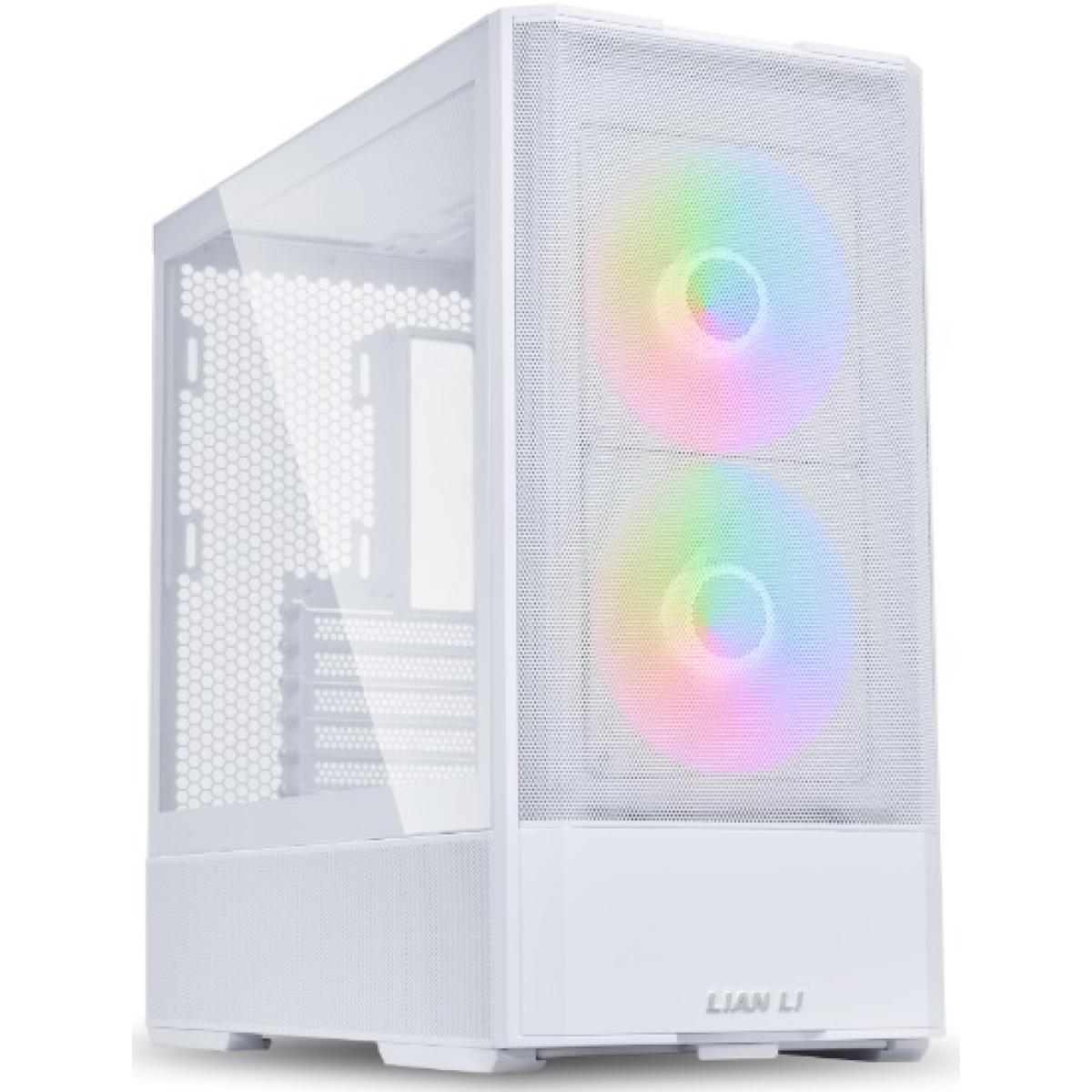 Lian Li white ARGB PWM cooling fan LANCOOL 207 (207RW) MESH ATX Mid Tower Tempered