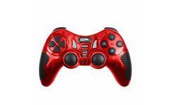 7 In 1 2.4g Wireless Dual Vibration Gamepad Controller Red