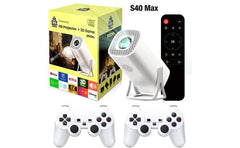 M300 S40 Max Projector Bluetooth Android 11 Proyector With 2 Wireless Controllers Video Games Consol