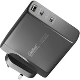 Promate Gancharge 140w 140w Usb C Gan Charger With 140w Type C Power Delivery 100w Usb C 3.0 Port 30w Qc 3.0 Usb Port Black - CompuMe