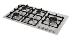 GF905VPGLBR Gas Built-in NG Ferrari, 90 Cm, 5 Burners, Stainless Steel
