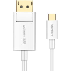UGREEN USB C to DisplayPort Cable 1.5M Type-C Male DP Female Adapter 4K 30Hz UHD Video MacBook iPad Dell Surface (40420)