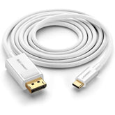 Ugreen Usb C To Displayport Cable 1.5m Type C Male Dp Female Adapter 4k 30hz Uhd Video Macbook Ipad Dell Surface (40420)