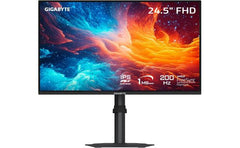 GIGABYTE G25F2 25" Super Speed IPS Full HD 1ms 200Hz 120% sRGB HDR 10 AMD FreeSync Height Adjustable w/ 2x HDMI & 1x DP Interface & Speakers - Black