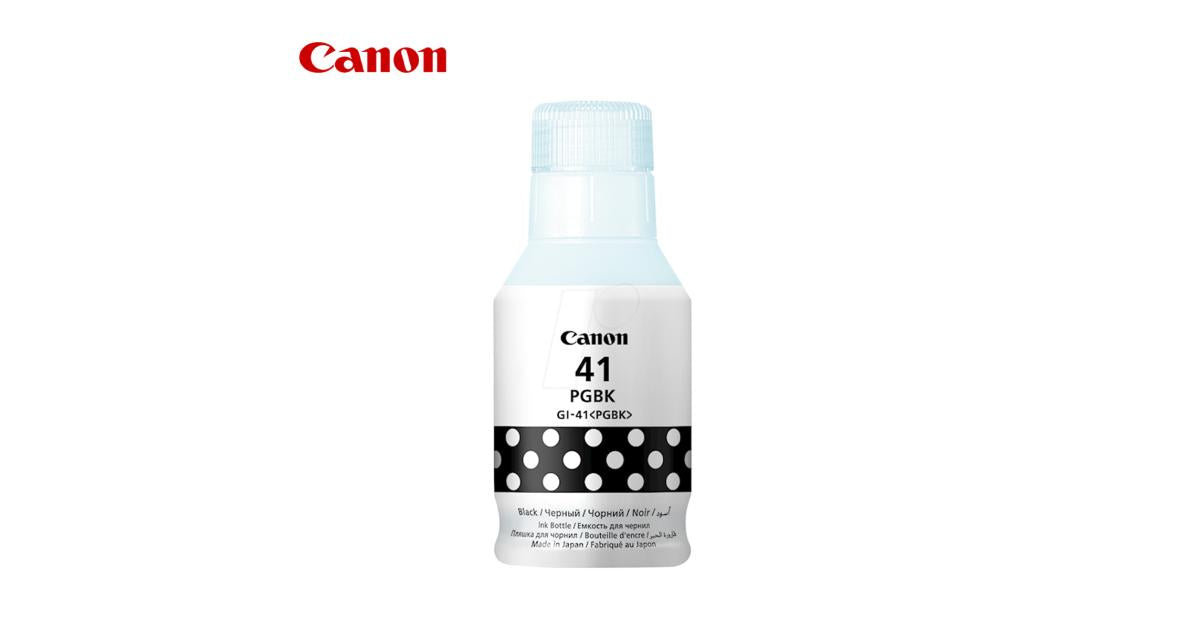 CANON INK PIXMA G3420 REFILL TANK BOTTLES GI-41 BLACK - CompuMe