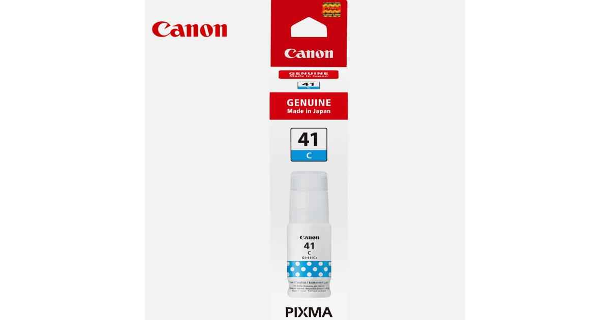 CANON INK PIXMA G3420 REFILL TANK BOTTLES GI-41 CYAN