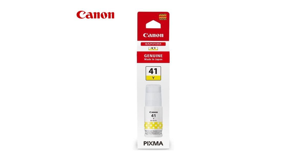 CANON INK PIXMA G3420 REFILL TANK BOTTLES GI-41 YELLOW - CompuMe