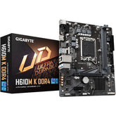 GIGABYTE H610M K, Intel 14th 13th 12th Series, LGA 1700/DDR4/PCIe 4.0/1xM.2 - mATX MotherBoard | GIGABYTE H610M K DDR4 | - CompuMe