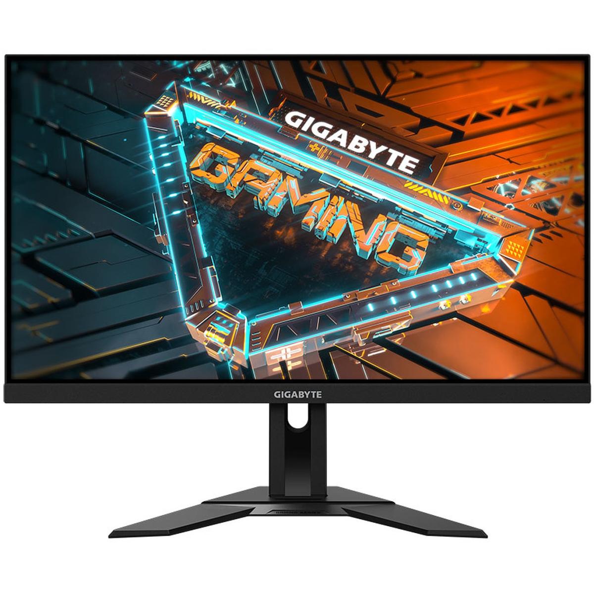 GIGABYTE (G24F 2) 24" FHD 1080p Flat Gaming Monitor, SS IPS, 165Hz/OC 180Hz, 1ms, AMD FreeSync Premium, HDR Ready, 125%% sRGB, 95% DCI-P3 w/ Bezel-Less Design, Height Adjustable | GIGABYTE (G24F 2) | - CompuMe