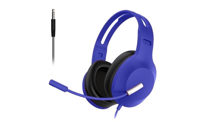 Gaming Headset GM2002 with Microphone for PS4, & Mobile Phone Blue