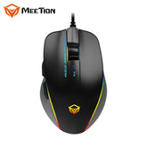 Meetion GM23_2023 RGB USB Gaming Mouse -Black & Grey