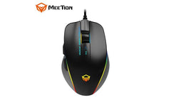 Meetion Gm23_2023 Rgb Usb Gaming Mouse Black & Grey