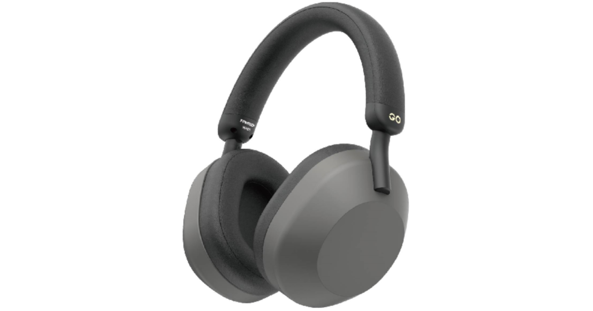 FANTECH GO TUNE WH06 Wireless (Gun Black) Comfortable & Elegant Headphone Design, Dual Connection (BT 5.3 + 3.5mm Audio), Up To 20 Hours Battery