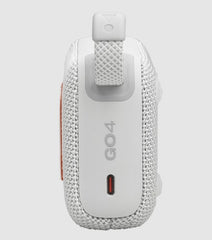 JBL Go 4 - Ultra-Portable Waterproof Bluetooth Speaker, White