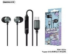 Remax Wired In-Ear Handfree With Mic Lightning Audio Stereo Type C - 512A