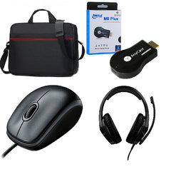 Bundle (Laptop Bag & Keyboard Protective Film & Cleaner & Mouse Usb, Headset) - BAG3