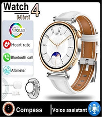 W&O Smart Watch Round Women With 3 Straps Bluetooth - X6 PRO+