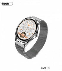 REMAX Ultra-thin Smart Watch Super Luxury Steel Wire Round Face Model - WATCH 21