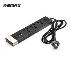 Remax 3 Power Socket 4 Usb / 2.0M Length/ Input Current : Ac110V - 240V - RU-S2