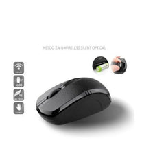 JITE Wireless Mouse with 3 Buttons Adjustable, Black - Q3