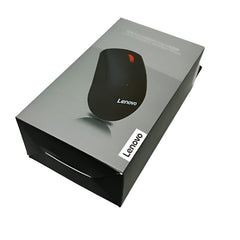 Lenovo Wireless Optical Mouse, 1000DPI Red Rubber Roller, Black - M120PRO