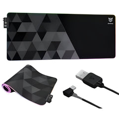 Onikuma RGB Gaming Mouse pad, 800x300x4Mm, Black - MP006