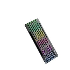 Onikuma Mechanical Gaming Keyboard, Colourful Backlight, Portable Wired Keyboard Ultra Silm, Black - G32