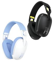 Onikuma Wireless Gaming Headset, Noise Cancelling with Microphone, For PS5 & PS4 & PC & Mac, Black / White - B2