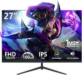 SUIRGE Gaming Monitor 27Inch, IPS 100Hz Computer Monitor Built-in Speakers - SG-2700C